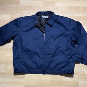 Classic Navy Windbreaker for Men
